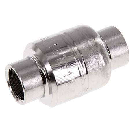 Válvula de retención G3/8'' Acero inoxidable 316 FKM (muelle ligero) 0,03-16bar - CLIS4E