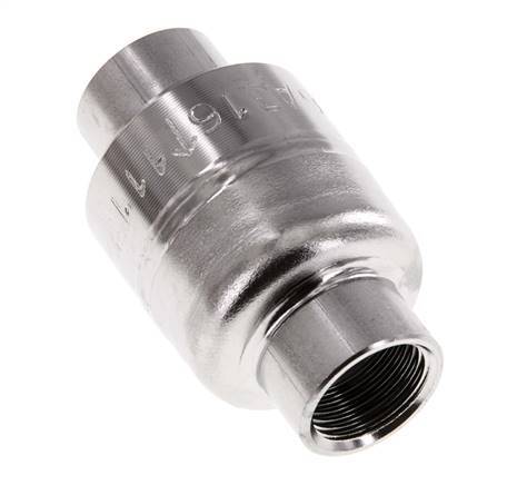 Válvula de retención G3/8'' Acero inoxidable 316 FKM (muelle ligero) 0,03-16bar - CLIS4E