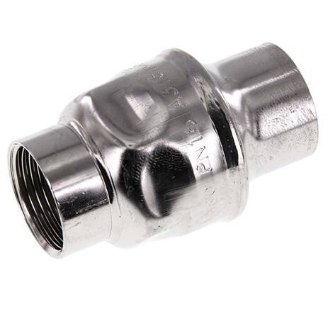 G1'' Válvula de retención de acero inoxidable 316 PTFE 0,03-16bar