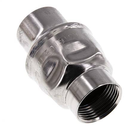 G1'' Válvula de retención de acero inoxidable 316 PTFE 0,03-16bar