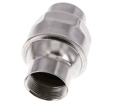 Válvula de retención G1-1/2'' Acero inoxidable 316 FKM (muelle ligero) 0,03-16bar - CLIS4E