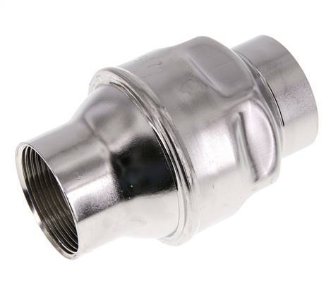 Válvula de retención G1-1/2'' Acero inoxidable 316 FKM (muelle ligero) 0,03-16bar - CLIS4E