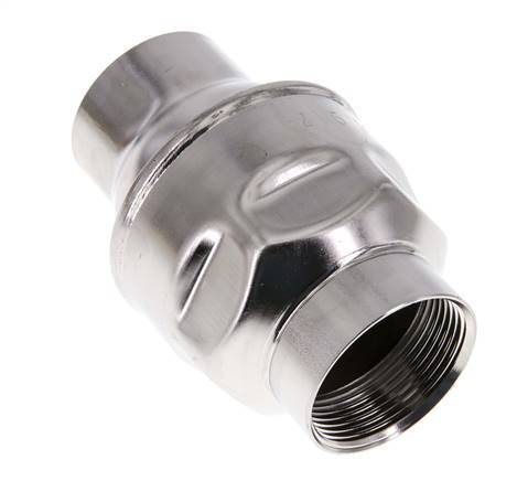 Válvula de retención G1-1/2'' Acero inoxidable 316 FKM (muelle ligero) 0,03-16bar - CLIS4E
