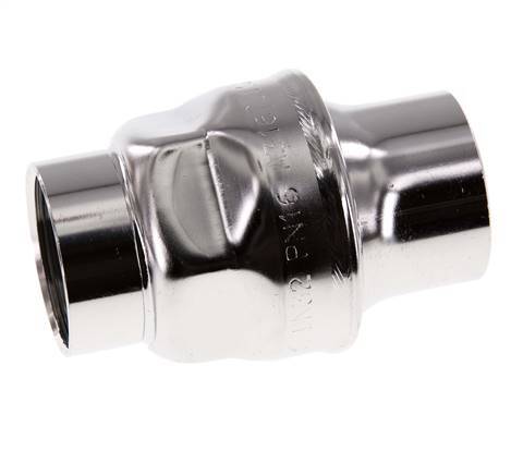 G1 Válvula de retención de 1/4'' de acero inoxidable 316 FKM 0,03-16bar - Servicio pesado [6 Piezas]