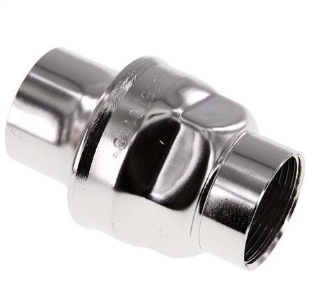 G1 Válvula de retención de 1/4'' de acero inoxidable 316 FKM 0,03-16bar - Servicio pesado [6 Piezas]