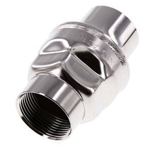 G1 Válvula de retención de 1/4'' de acero inoxidable 316 FKM 0,03-16bar - Servicio pesado [6 Piezas]