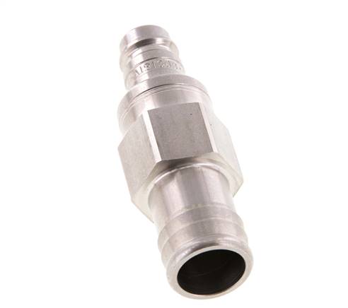 Acero inoxidable DN 10 Tapón de acoplamiento de aire 19 mm Pilar de manguera Doble cierre