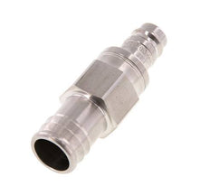 Acero inoxidable DN 10 Tapón de acoplamiento de aire 19 mm Pilar de manguera Doble cierre