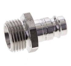 Acero inoxidable DN 10 Acoplamiento de aire Enchufe G 1/2 pulgadas Macho