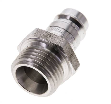 Acero inoxidable DN 10 Acoplamiento de aire Enchufe G 1/2 pulgadas Macho