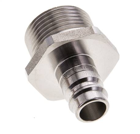Acero inoxidable DN 10 Acoplamiento de aire Enchufe G 3/4 pulgadas Macho