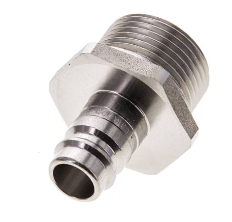 Acero inoxidable DN 10 Acoplamiento de aire Enchufe G 3/4 pulgadas Macho