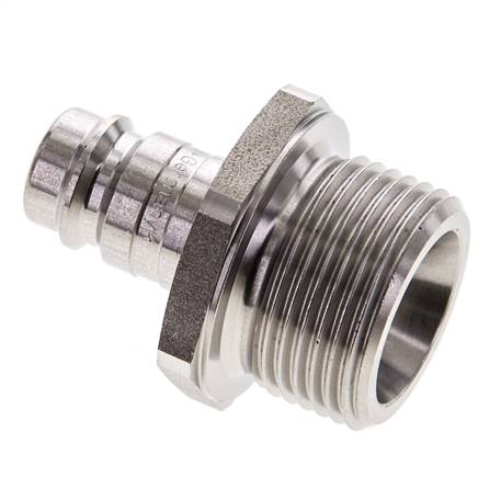 Acero inoxidable DN 10 Acoplamiento de aire Enchufe G 3/4 pulgadas Macho