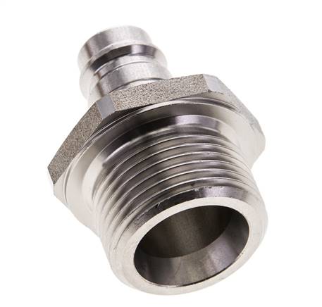 Acero inoxidable DN 10 Acoplamiento de aire Enchufe G 3/4 pulgadas Macho