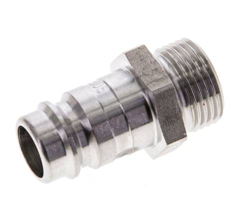 Acero inoxidable DN 10 Acoplamiento de aire Enchufe G 3/8 pulgadas Macho
