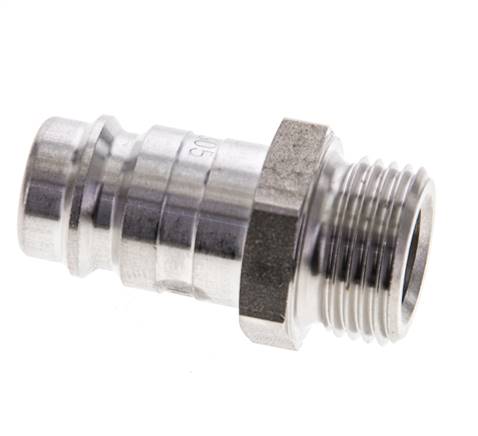 Acero inoxidable DN 10 Acoplamiento de aire Enchufe G 3/8 pulgadas Macho