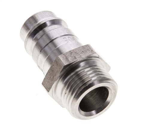 Acero inoxidable DN 10 Acoplamiento de aire Enchufe G 3/8 pulgadas Macho