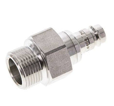 Acero inoxidable 316L DN 10 Acoplamiento de aire Enchufe G 3/4 pulgada Macho Doble Cierre