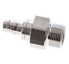 Acero inoxidable 316L DN 10 Acoplamiento de aire Enchufe G 3/4 pulgada Macho Doble Cierre