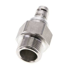 Acero inoxidable 316L DN 10 Acoplamiento de aire Enchufe G 3/4 pulgada Macho Doble Cierre