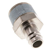 Acero endurecido DN 10 Acoplamiento de aire Enchufe R 3/4 pulgadas Macho