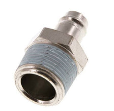 Acero endurecido DN 10 Acoplamiento de aire Enchufe R 3/4 pulgadas Macho