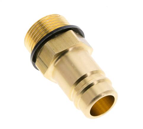 Acoplamiento de aire de latón DN 15 Enchufe G 3/4 pulgadas Macho