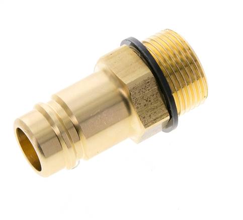 Acoplamiento de aire de latón DN 15 Enchufe G 3/4 pulgadas Macho