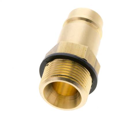 Acoplamiento de aire de latón DN 15 Enchufe G 3/4 pulgadas Macho