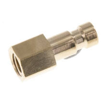 Acoplamiento de aire de latón DN 2.7 (micro) hembra M5 [2 piezas]