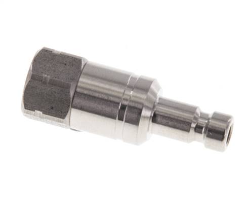 Acero inoxidable 316L DN 2,7 (Micro) Acoplamiento de aire Enchufe G 1/8 pulgada Hembra Doble cierre