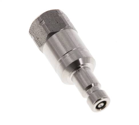 Acero inoxidable 316L DN 2,7 (Micro) Acoplamiento de aire Enchufe G 1/8 pulgada Hembra Doble cierre
