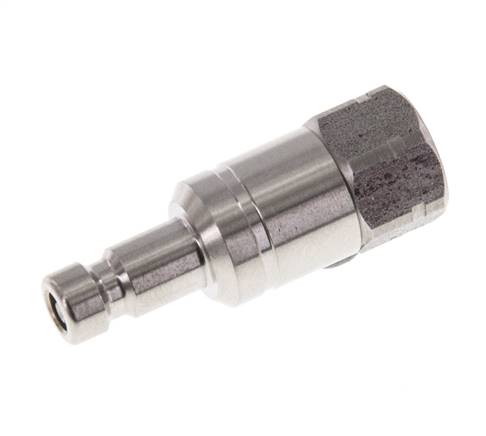 Acero inoxidable 316L DN 2,7 (Micro) Acoplamiento de aire Enchufe G 1/8 pulgada Hembra Doble cierre