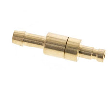 Latón DN 2.7 (Micro) Enchufe de anclaje de aire 5 mm Pilar de manguera Doble cierre