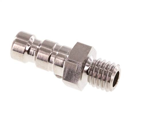 Acero inoxidable 316L DN 2,7 (Micro) Acoplamiento de aire Enchufe M5 Macho