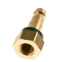 Acoplamiento de aire de latón DN 5 codificado en verde G 1/8 pulgadas hembra