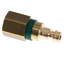 Latón DN 5 Verde Acoplamiento de Aire Enchufe G 1/4 pulgada Hembra