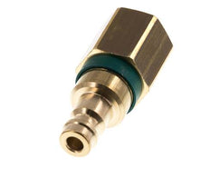 Latón DN 5 Verde Acoplamiento de Aire Enchufe G 1/4 pulgada Hembra