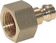 Brass DN 5 Air Coupling Plug G 1/4 inch Female [5 Pieces]