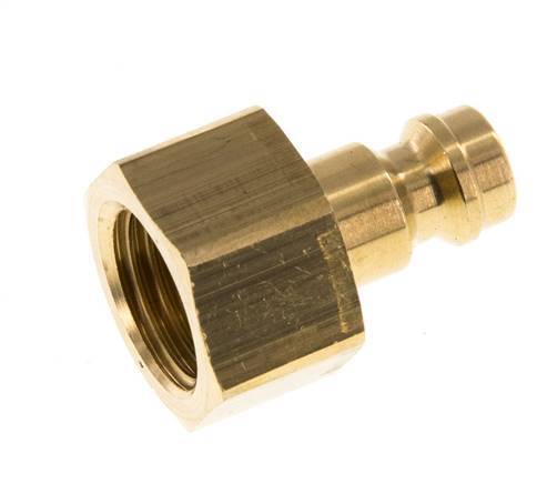 Brass DN 5 Air Coupling Plug G 1/4 inch Female [5 Pieces]