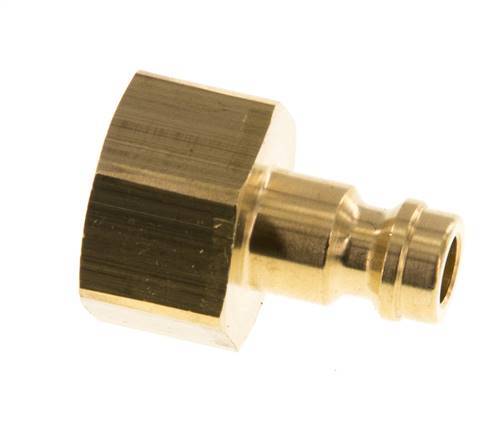 Brass DN 5 Air Coupling Plug G 1/4 inch Female [5 Pieces]