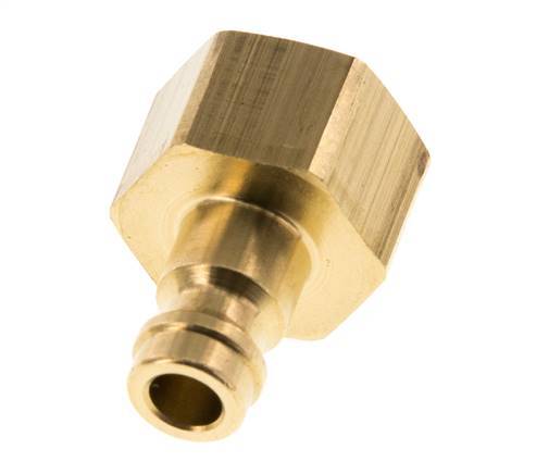 Brass DN 5 Air Coupling Plug G 1/4 inch Female [5 Pieces]