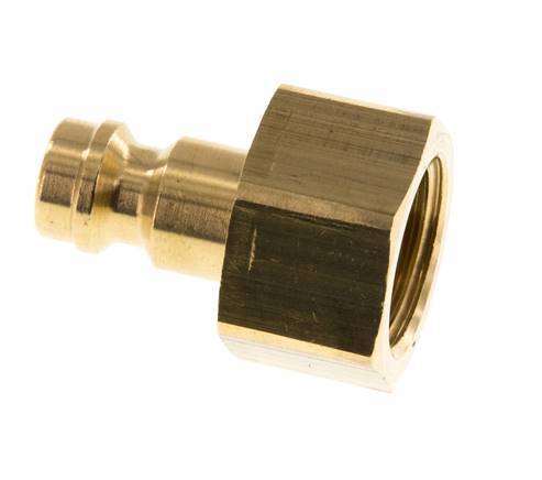 Brass DN 5 Air Coupling Plug G 1/4 inch Female [5 Pieces]
