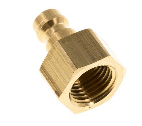 Brass DN 5 Air Coupling Plug G 1/4 inch Female [5 Pieces]