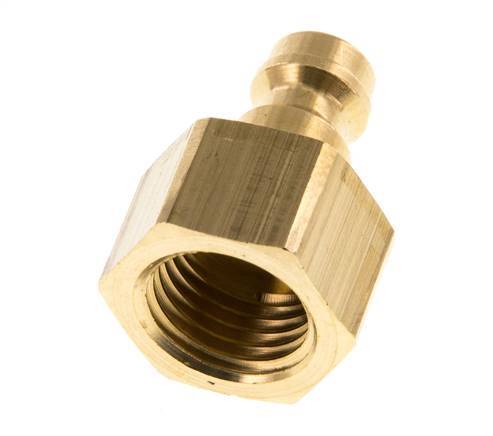 Brass DN 5 Air Coupling Plug G 1/4 inch Female [5 Pieces]