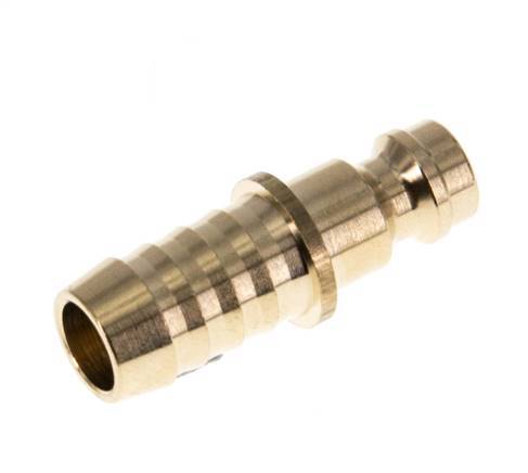 Brass DN 5 Air Coupling Plug 9 mm Hose Pillar [10 Pieces]
