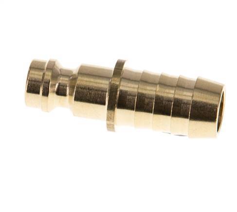 Brass DN 5 Air Coupling Plug 9 mm Hose Pillar [10 Pieces]