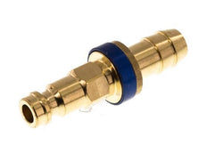 Tapón de anclaje de aire DN 5 codificado en azul Pilar de manguera de 9 mm
