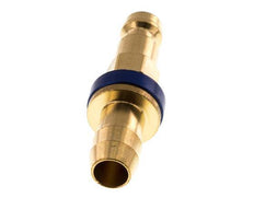 Tapón de anclaje de aire DN 5 codificado en azul Pilar de manguera de 9 mm