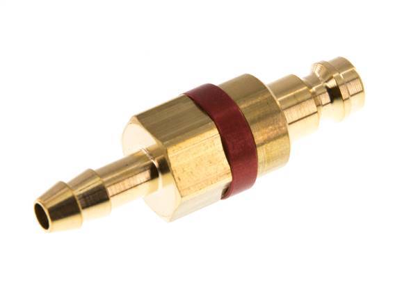 Tapón de anclaje de aire rojo DN 5 Pilar de manguera de 6 mm